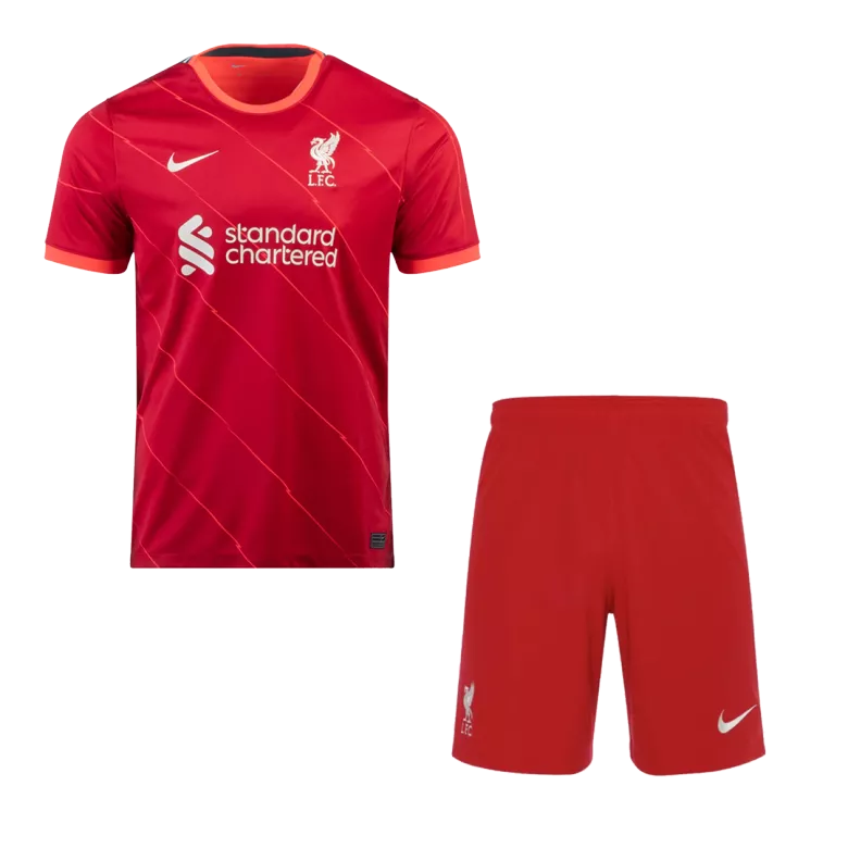 Liverpool Home Jersey Kit 2021/22 (Jersey+Shorts) - gojersey