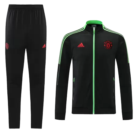 Manchester United Training Kit 2021/22 - Black(Jacket+Pants) - gojerseys