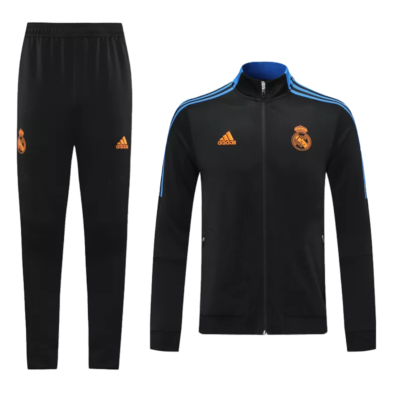 Real Madrid Training Kit 2021/22 - Black (Jacket+Pants) - gojersey