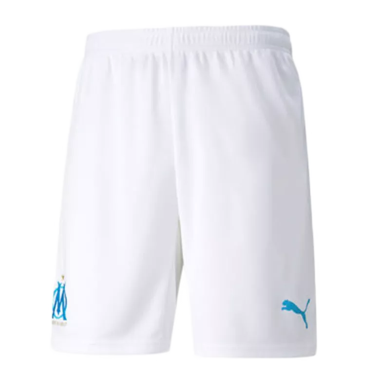 Marseille Home Soccer Shorts 2021/22 - gojersey