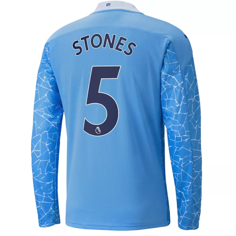 Manchester City STONES #5 Home Jersey 2020/21 - Long Sleeve - gojersey