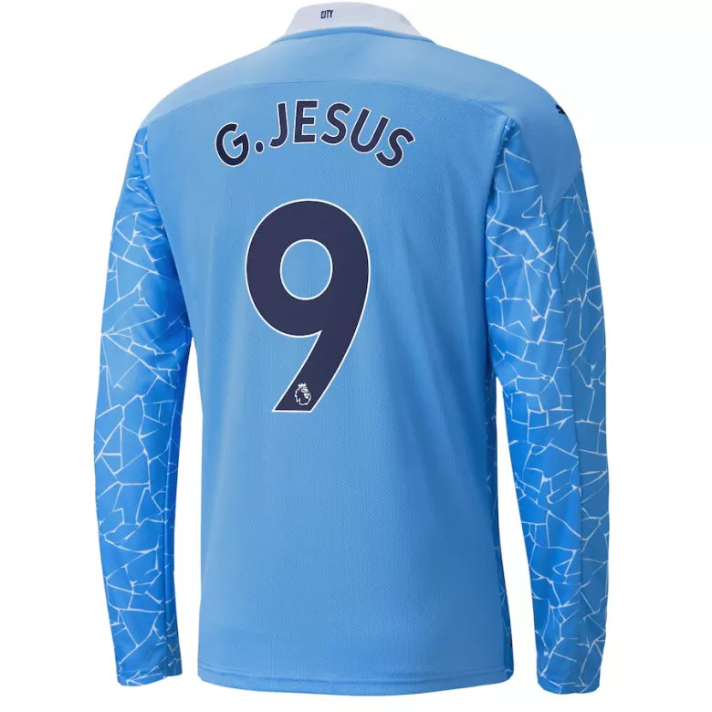 Manchester City G.JESUS #9 Home Jersey 2020/21 - Long Sleeve - gojersey