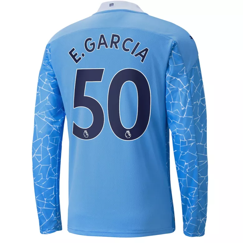 Manchester City E.GARCIA0 #50 Home Jersey 2020/21 - Long Sleeve - gojersey