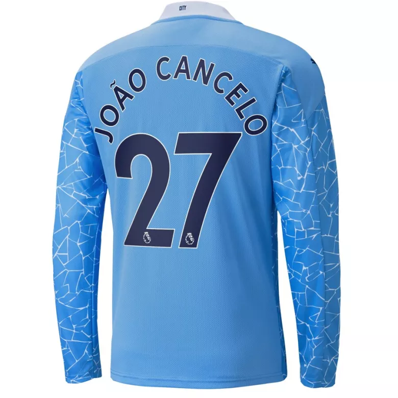Manchester City JOÃO CANCELO #27 Home Jersey 2020/21 - Long Sleeve - gojersey