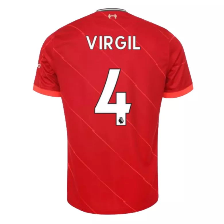 Liverpool VIRGIL #4 Home Jersey 2021/22 - gojersey