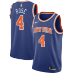 New York Knicks Derrick Rose #4 NBA Jersey Swingman Nike Blue - Icon