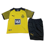 Borussia Dortmund Home Jersey Kit 2021/22 Kids(Jersey+Shorts)
