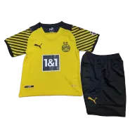 Borussia Dortmund Home Jersey Kit 2021/22 Kids(Jersey+Shorts) - goaljerseys