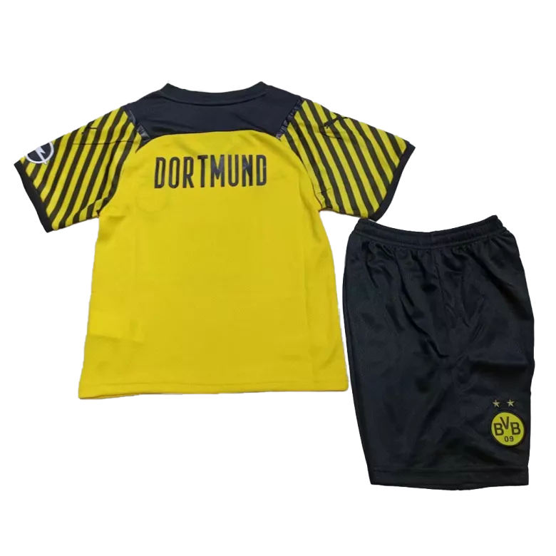 Borussia Dortmund Home Jersey Kit 2021/22 Kids(Jersey+Shorts) - gojersey