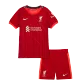 Liverpool Home Jersey Kit 2021/22 Kids(Jersey+Shorts) - goaljerseys