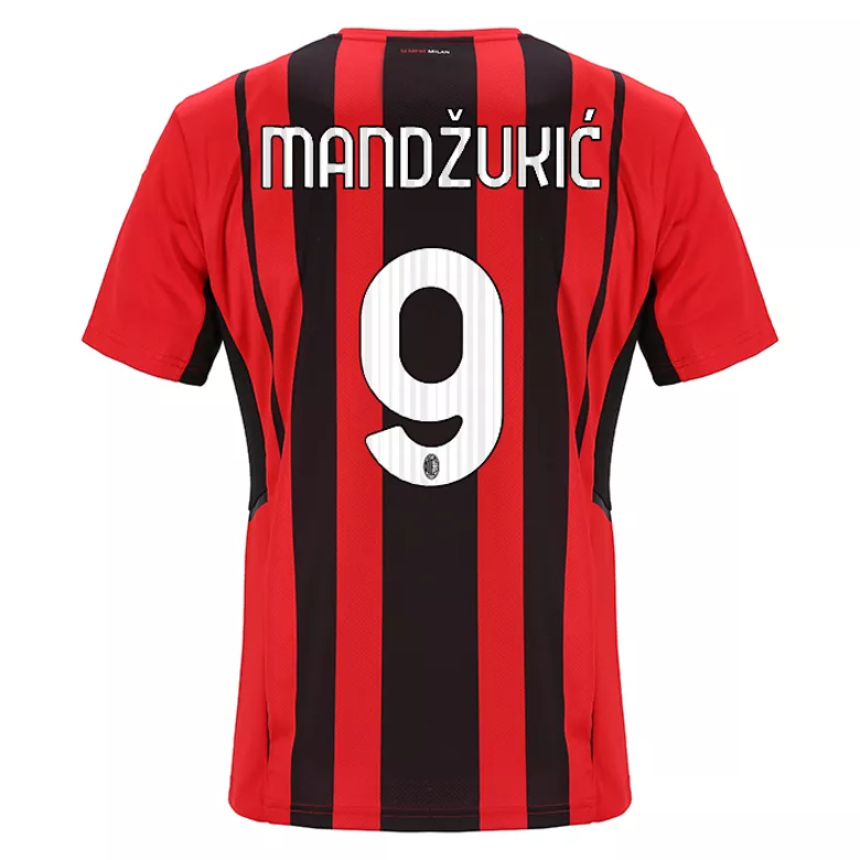 AC Milan MANDŽUKIĆ #9 Home Jersey 2021/22 - gojersey
