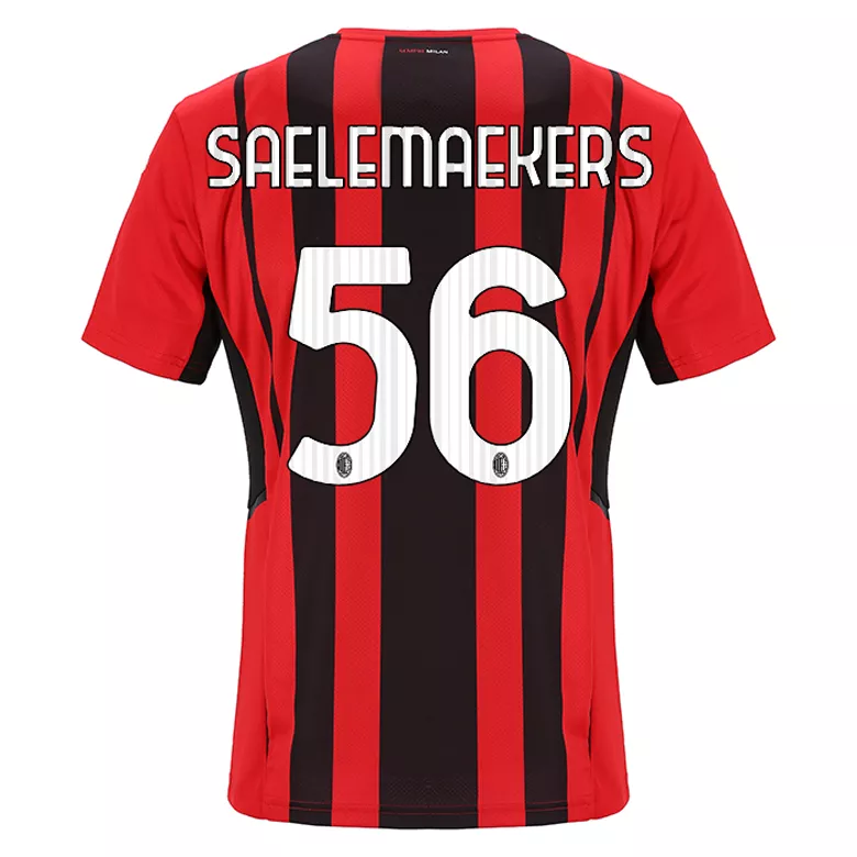 AC Milan SAELEMAEKERS #56 Home Jersey 2021/22 - gojersey