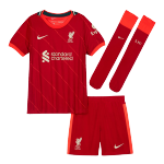 Liverpool Home Jersey Kit 2021/22 Kids(Jersey+Shorts+Socks)