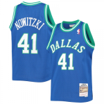 Dallas Mavericks Dirk Nowitzki #41 NBA Jersey 1998/99 Blue - Classic