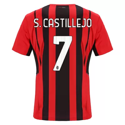 AC Milan S. CASTILLEJO #7 Home Jersey 2021/22 - gojersey