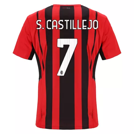AC Milan S. CASTILLEJO #7 Home Jersey 2021/22 - gojerseys