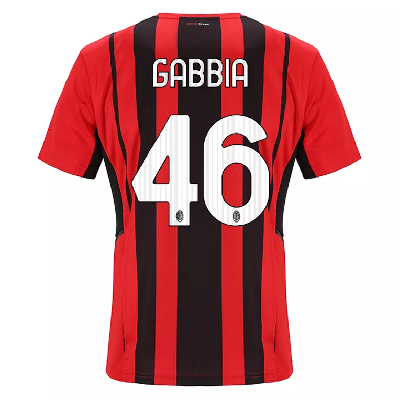 AC Milan GABBIA #46 Home Jersey 2021/22 - gojersey