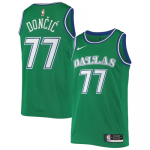 Dallas Mavericks Luka Doncic #77 NBA Jersey 2020/21 Nike Green - Classic