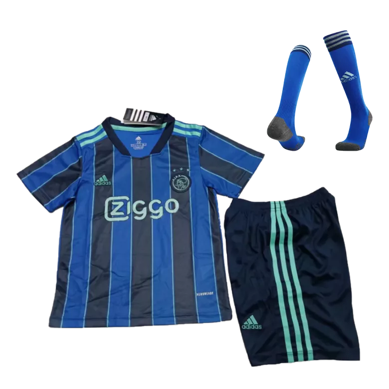 Ajax Away Jersey Kit 2021/22 Kids(Jersey+Shorts+Socks) - gojersey