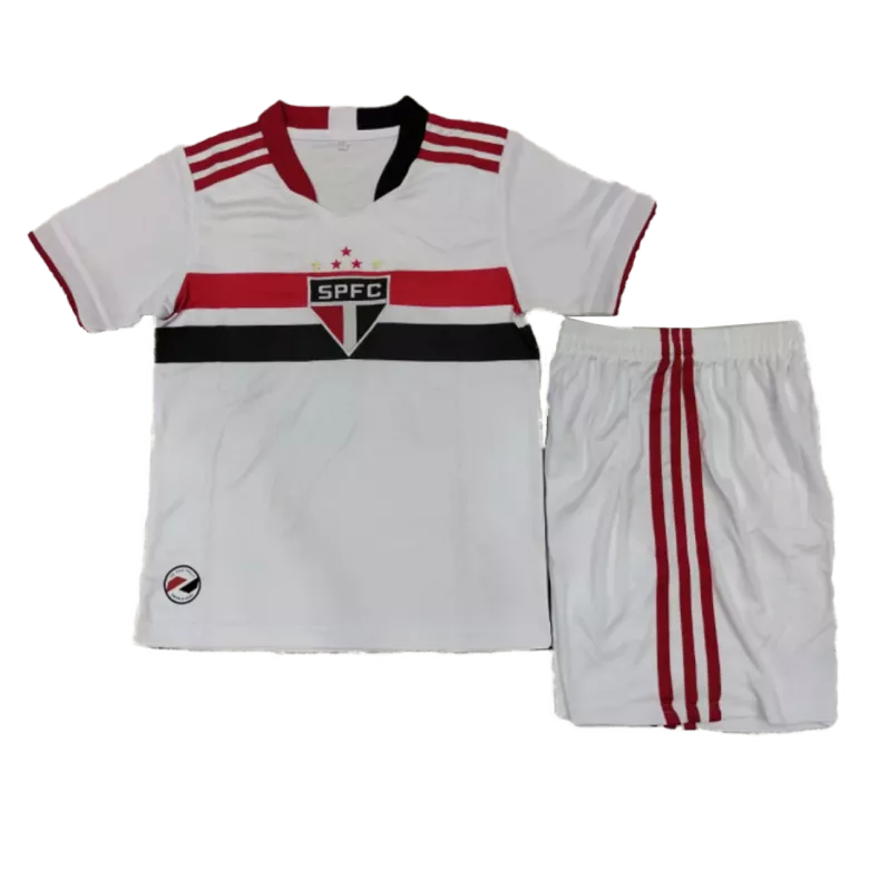 Sao Paulo FC Home Jersey Kit 2021/22 Kids(Jersey+Shorts) - gojersey