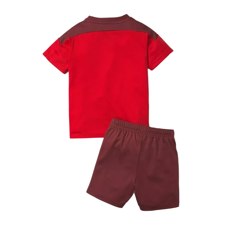 Switzerland Home Jersey Kit 2021 Kids(Jersey+Shorts) - gojersey