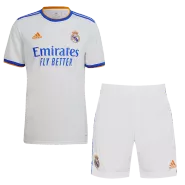 Real Madrid Home Jersey Kit 2021/22 (Jersey+Shorts) - goaljerseys
