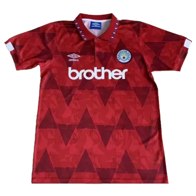 Manchester City Away Jersey Retro 1991 - gojersey