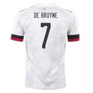 Belgium DE BRUYNE #7 Away Jersey 2020 White - goaljerseys