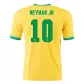 Brazil NEYMAR JR #10 Home Jersey 2021  Yellow - goaljerseys