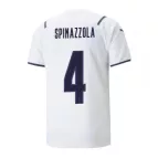 Italy SPINAZZOLA #4 Away Jersey 2021 - goaljerseys