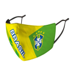 Brazil Soccer Face Mask - 01