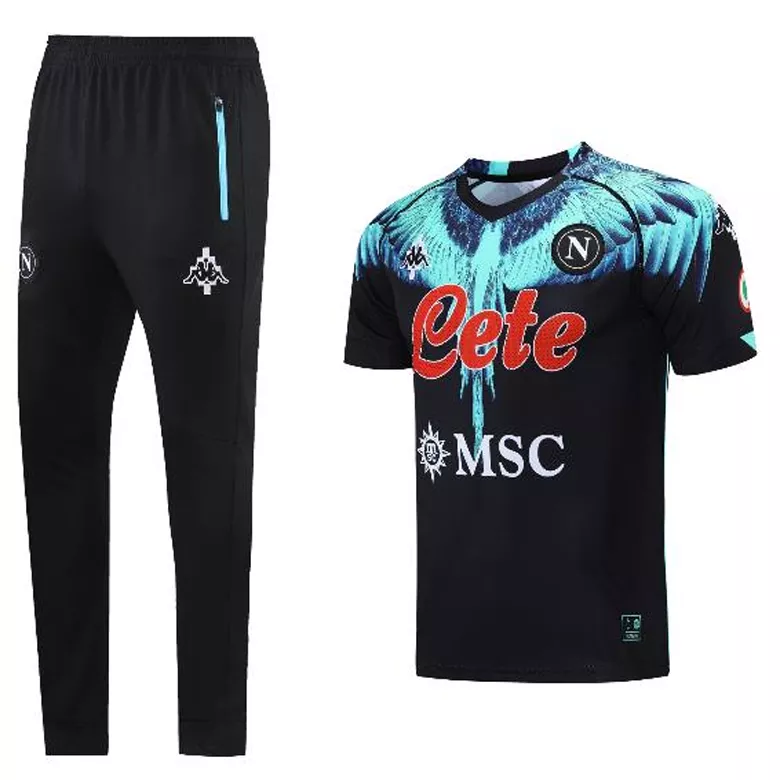 Napoli Training Kit 2021/22 - Blue&Black(Top+Pants) - gojersey