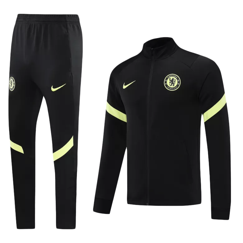 Chelsea Training Kit 2021/22 - Black (Jacket+Pants) - gojersey