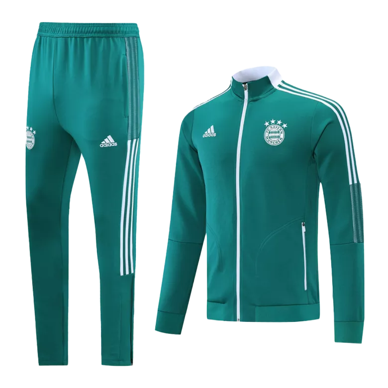 Bayern Munich Training Kit 2021/22 - Green(Jacket+Pants) - gojersey