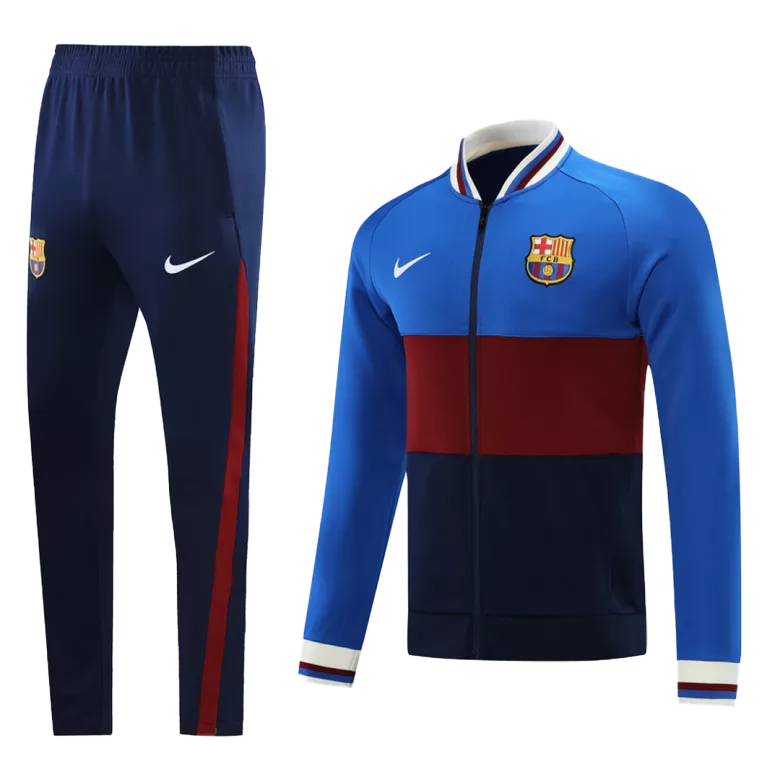 Barcelona Training Kit 2021/22 - Blue&Red (Jacket+Pants) - gojersey