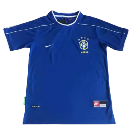 Brazil Away Jersey Retro 1998 - gojerseys