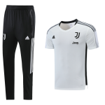 Juventus Training Kit 2021/22 - White&Black(Top+Pants)