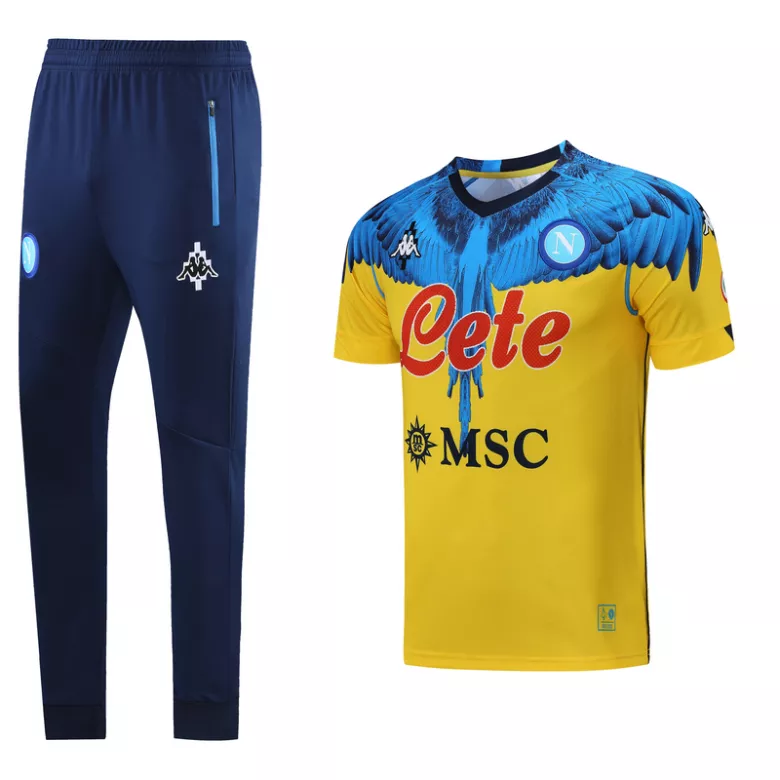 Napoli Training Kit 2021/22 - Yellow&Blue(Top+Pants) - gojersey