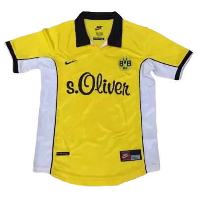 Borussia Dortmund Home Jersey Retro 1989 - gojersey