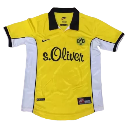 Borussia Dortmund Home Jersey Retro 1989 - gojerseys