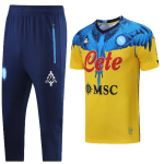 Napoli Training Kit 2021/22 - Yellow&Blue(Top+3/4Pants)