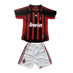 AC Milan Home Jersey Kit Retro 2006/07 Kids(Jersey+Shorts)