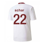 Switzerland SCHAR #22 Away Jersey 2020