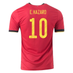 Belgium E.HAZARD #10 Home Jersey 2020