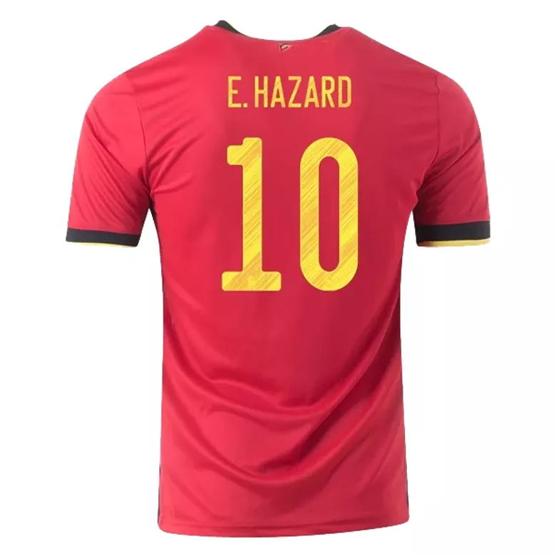 Belgium E.HAZARD #10 Home Jersey 2020 - gojersey