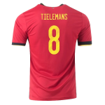 Belgium TIELEMANS #8 Home Jersey 2020