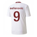 Switzerland SEFEROVIC #9 Away Jersey 2020