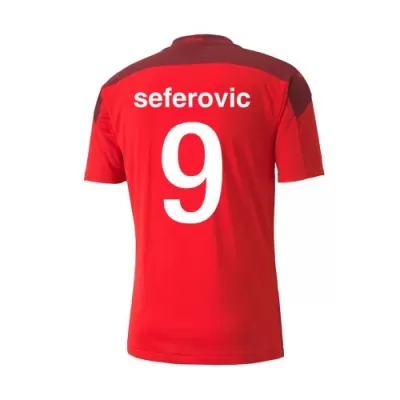 Switzerland SEFEROVIC #9 Home Jersey 2021 - gojersey