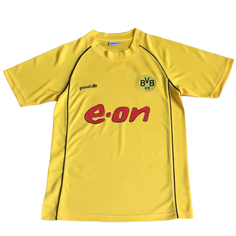 Borussia Dortmund Home Jersey Retro 2002 - gojersey