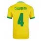 Brazil CALBERTO #4 Home Jersey 2021 - goaljerseys